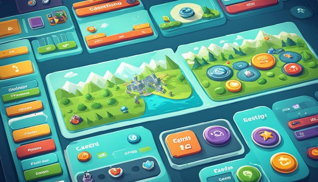 game UI design components